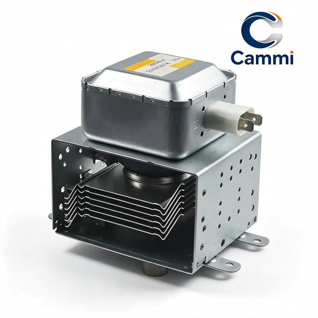2M343K air cooled microwave magnetron 1500W 2450MHz industrial microwave component