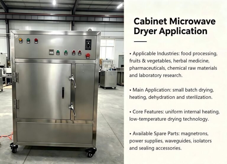 industrial microwave drying application case