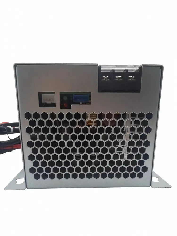 WepeX 1000BX microwave power supply rear view cooling vent and interface terminal