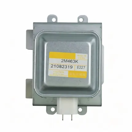 2M463K microwave magnetron front view showing printed product label