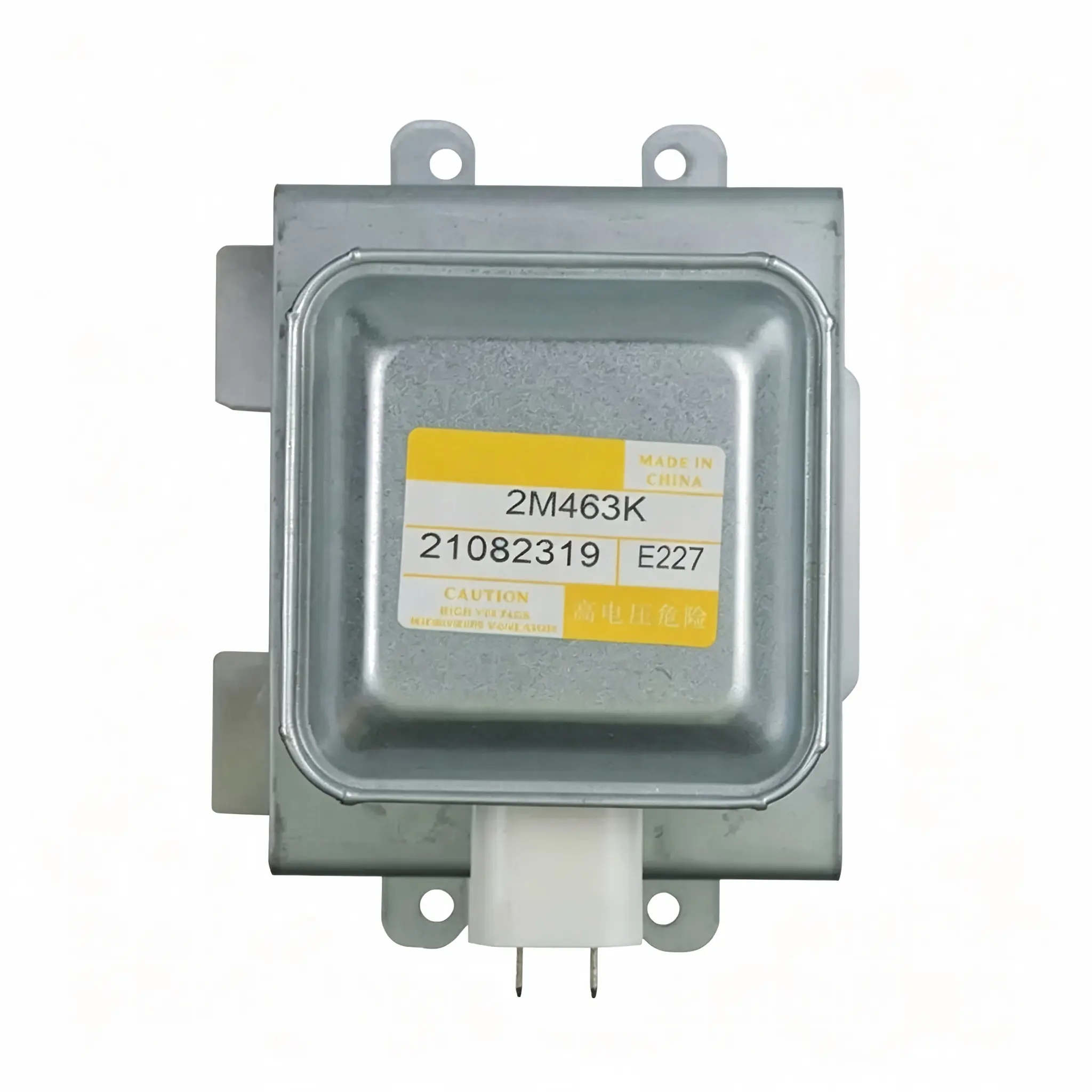 2M463K microwave magnetron front view showing printed product label